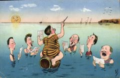 VINTAGE POSTCARD Fantasy Choral society