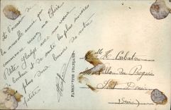 CPA Fantaisie Bonne annee Fleurs 