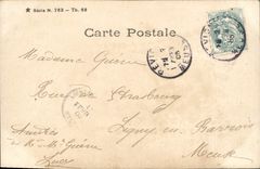 VINTAGE POSTCARD Fantasy Chauna Woman