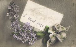 CPA Fantaisie Fleurs