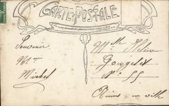 VINTAGE POSTCARD Fantasy Helene Woman