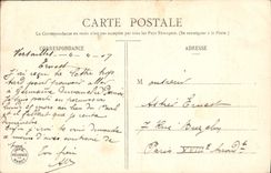 VINTAGE POSTCARD Fantaisie Children an escapade Fishes