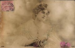 VINTAGE POSTCARD Fantasy TAlero Woman