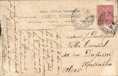 VINTAGE POSTCARD Fantasy Mastio Woman