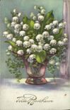 CPA Fantaisie Fleurs Muguet