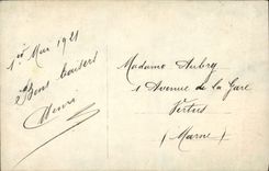 CPA Fantaisie Fleurs Muguet