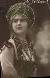VINTAGE POSTCARD Fantasy Woman allied Russia Russiaa