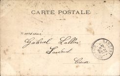 VINTAGE POSTCARD Fantasy Woman Jeanne Saulier