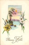 CPA Fantaisie Fleurs