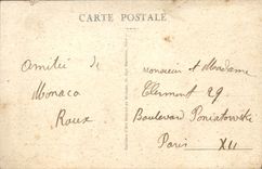 VINTAGE POSTCARD Monaco View of the rock