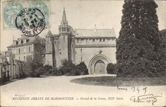 VINTAGE POSTCARD Old abbey of Marmoutier Gate of the Stick