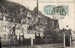 VINTAGE POSTCARD Surroundings of Tours the lantern of Rochecorbon