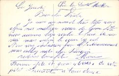 CPA Fantaisie Fleurs Fer a cheval