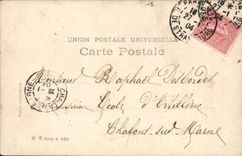 CPA Fantaisie Enfant Chat Chaton Le dejeuner de Minette 