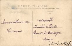 VINTAGE POSTCARD Fantasy Woman