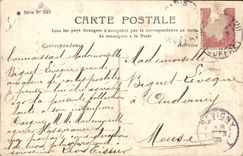 VINTAGE POSTCARD Fantasy Woman Close to the old well