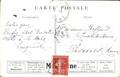 VINTAGE POSTCARD Fantasy Matter of weighing Women