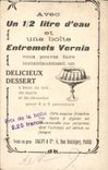 CPA Fantaisie Femme Publicite Entremets Vernia