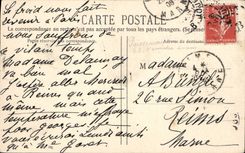 VINTAGE POSTCARD Fantasy Pink Delaunay Mrs. Abeille the Flotow shade