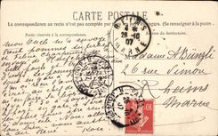 VINTAGE POSTCARD Fantasy Pretty Gilles Pink Delaunay Violet