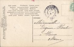 VINTAGE POSTCARD Fantasy Woman