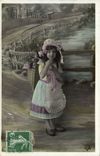 VINTAGE POSTCARD Fantasy Child