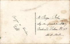 VINTAGE POSTCARD Fantasy Man Plane