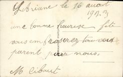 VINTAGE POSTCARD Fantaisie Good Woman celebrates