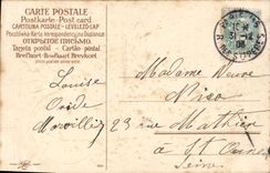 VINTAGE POSTCARD Fantasy Wishes