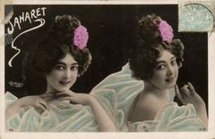 VINTAGE POSTCARD Fantasy Jaharet Women