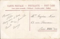 VINTAGE POSTCARD Fantasy Man