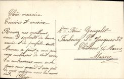 VINTAGE POSTCARD Fantasy Woman Flowers