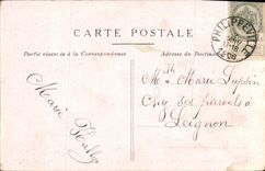 VINTAGE POSTCARD Fantasy Woman hand Dove