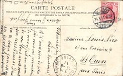 CPA Fantaisie Enfant Coeur