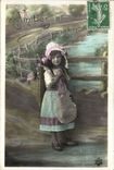 VINTAGE POSTCARD Fantasy Child