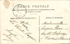 VINTAGE POSTCARD Fantasy Child Dog