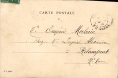 VINTAGE POSTCARD Fantaisie Child Drives out with the butterflies