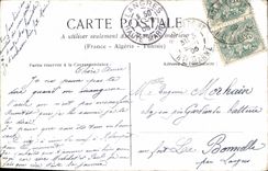 CPA Fantaisie Paysage Cours d'eau