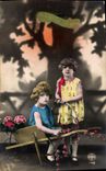 VINTAGE POSTCARD Fantasy Children
