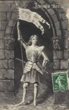 CPA Fantaisie Jeanne d'Arc