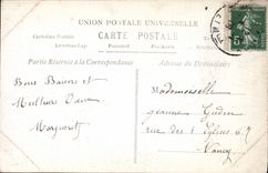 VINTAGE POSTCARD Fantasy Woman Horse