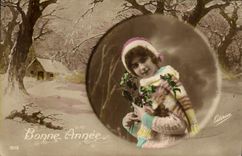 VINTAGE POSTCARD Fantasy Child