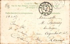 La fantasía de la POSTAL de la VENDIMIA florece palomas