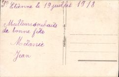 Flores de la fantasía de la POSTAL de la VENDIMIA