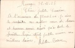 Flores de la fantasía de la POSTAL de la VENDIMIA