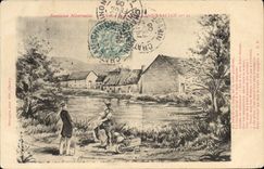 CPA Fantaisie Fantaisie Nivernaise Saint Saulge 