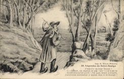 CPA Fantaisie Legendes de Saint Saulge 