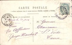 VINTAGE POSTCARD Fantasy Woman