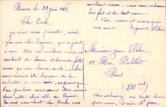 Flores de la fantasía de la POSTAL de la VENDIMIA