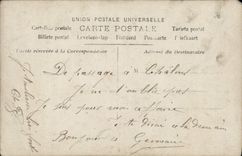 CPA Fantaisie Langage des oiseaux Cygne Tourterelle Hirondelle Tourterelle Pinson